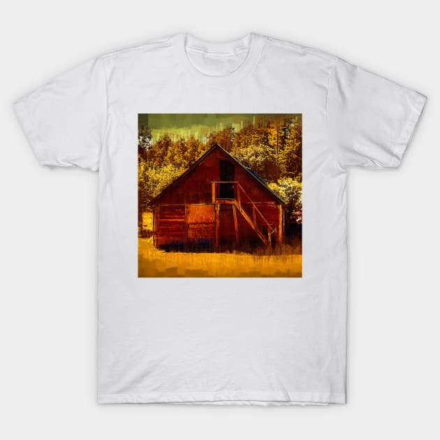 Oyster Farm Storage Shed T-Shirt by KirtTisdale